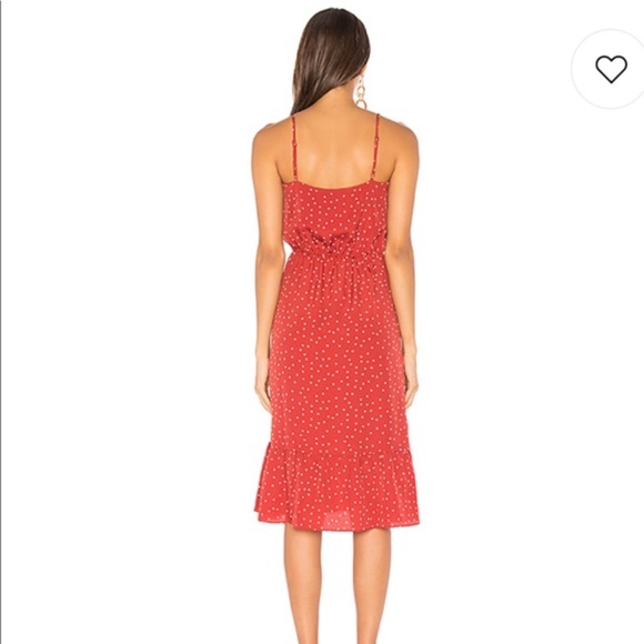 LOVERS + FRIENDS RED STAR PRINT DRESS - Picture 3 of 5